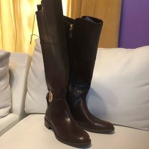 Tommy Hilfiger genuine leather brown boat